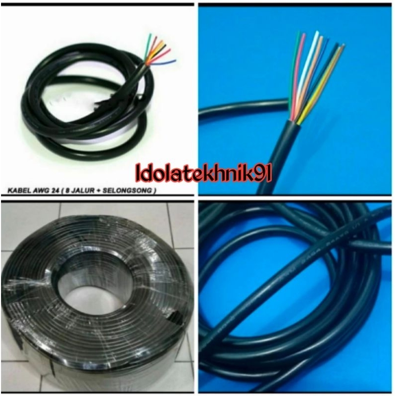 KABEL AWG 24 ISI 8 200M KABEL AWG24 8 JALUR / KABEL 24AWG C8 200 METER