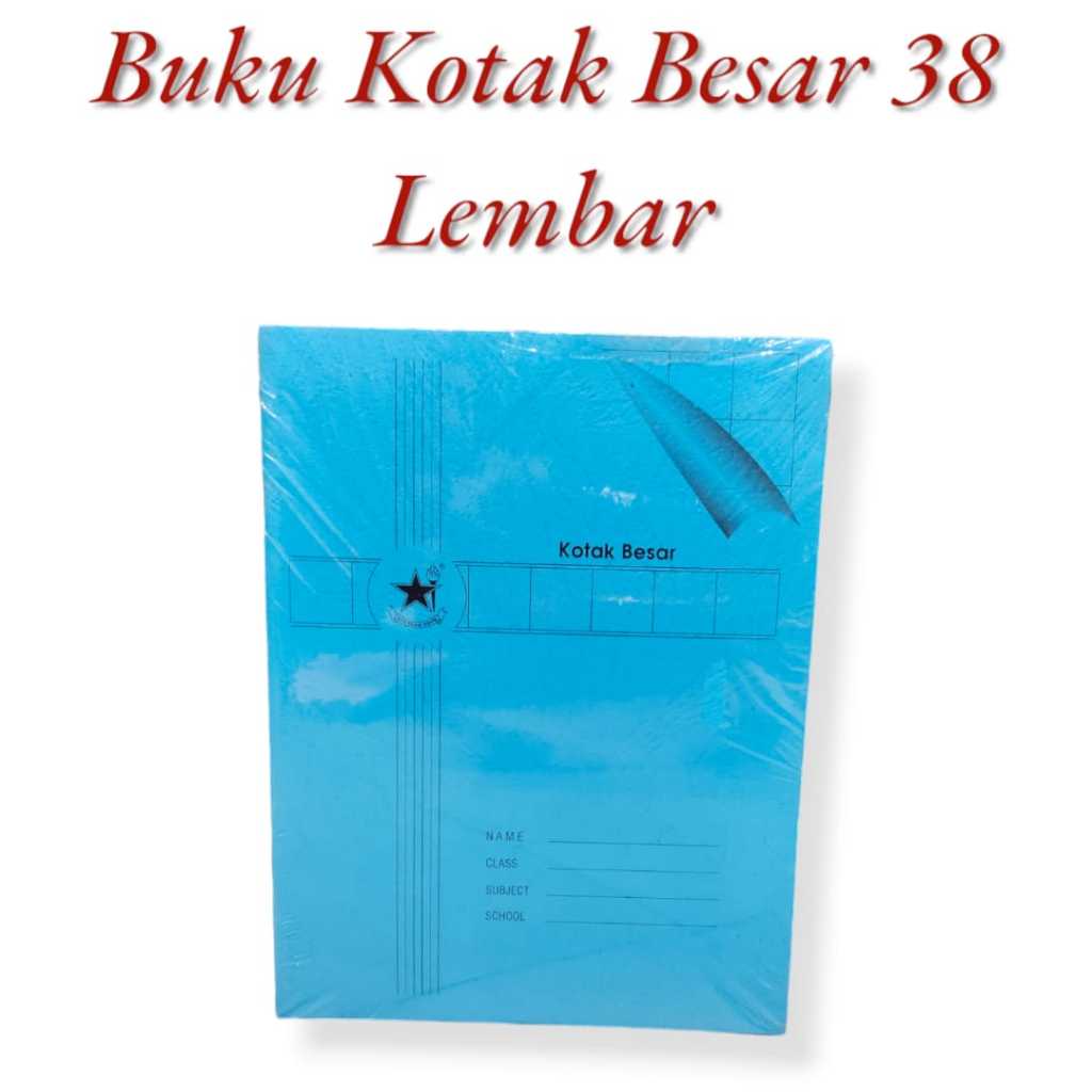 

AS888 - Buku Tulis Kotak Besar 38 Lembar