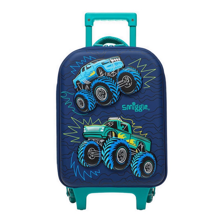 Terbaru Smiggle Blast Off Junior Hardtop Trolley Bag  IGL452875NAV