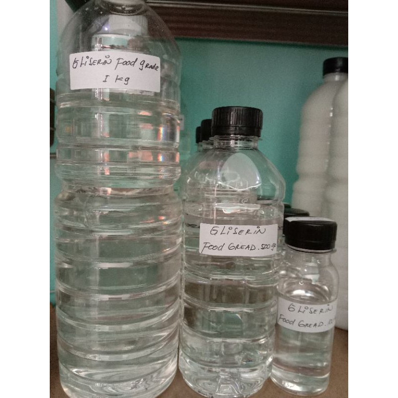 Gliserin Food Grade/Vegetable Glycerin USP Grade. 100 ml.