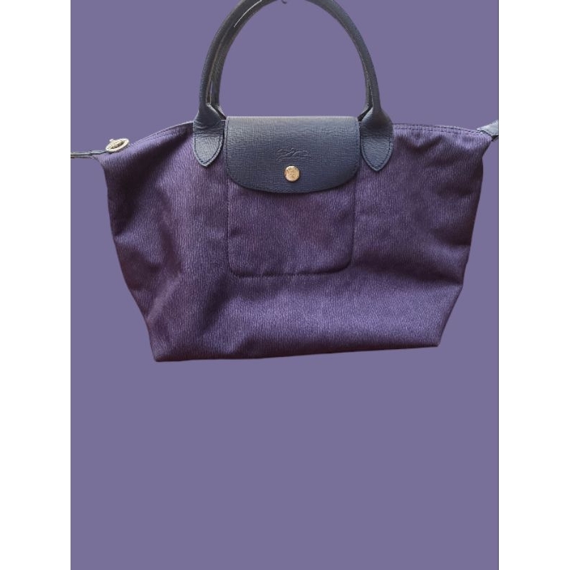 LC Le Pliage Jeans Medium Tote  Original Preloved