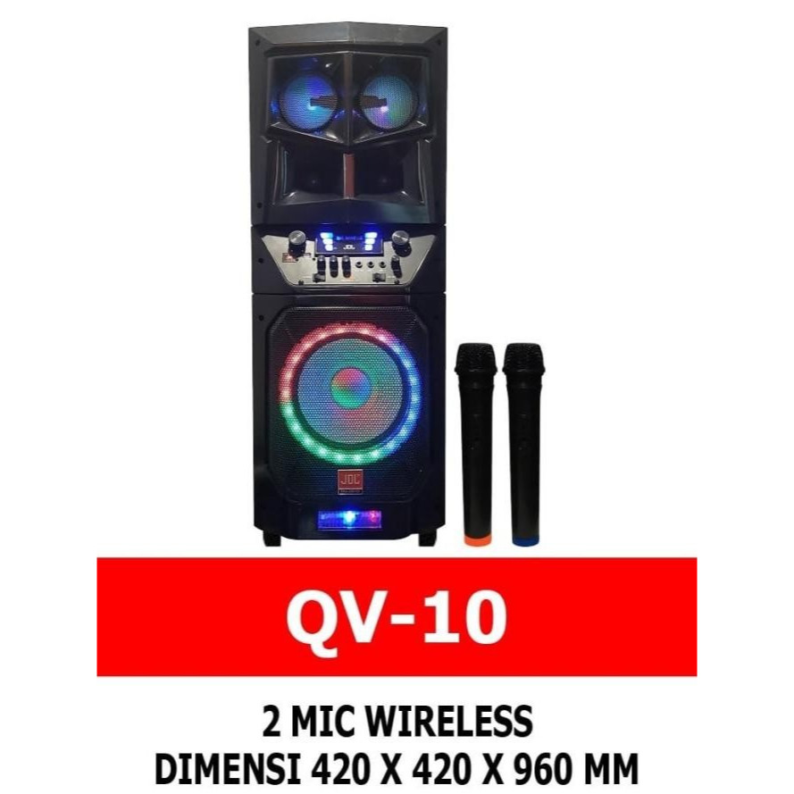 SPEAKER 10 INCH PORTABLE MEETING BLUETOOTH WIRELESS JDL QV10