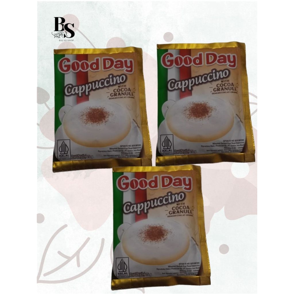 

Good Day Cappucino 25 gram (1 renceng)