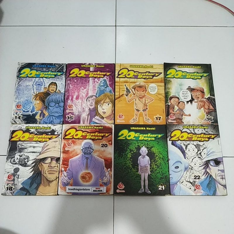 Komik 20th Century boys 14, 15, 16, 17, 18, 20, 21,22