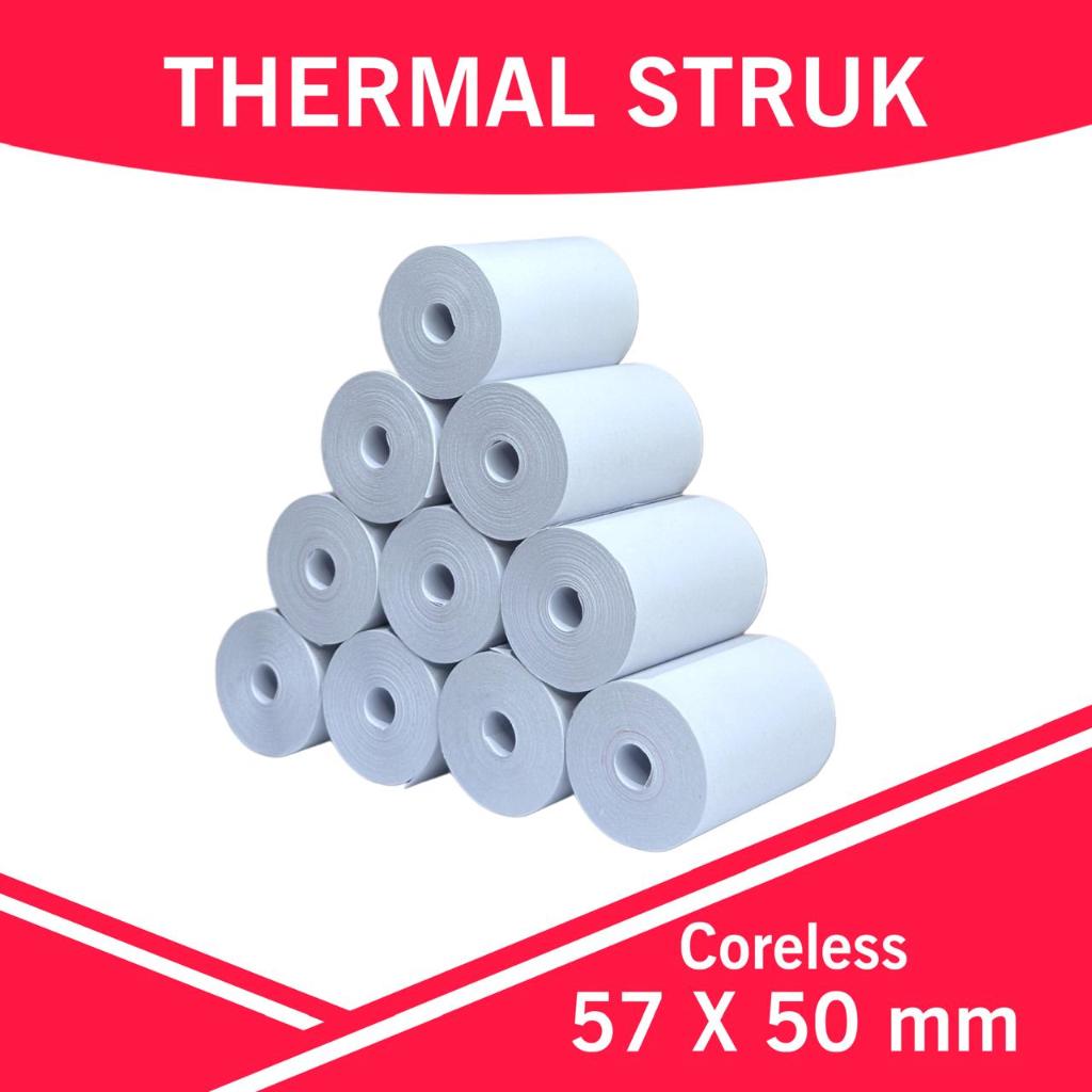 

Kertas Thermal Kasir 57x50 / Struk Kasir 57x50