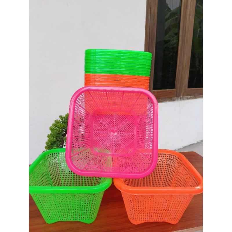 [ WAKUL KOTAK BESAR ] 50 PCS WAKUL KOTAK PLASTIK BESAR DX PREMIUM WAKUL BESEK CETING WADAH NASI BERK