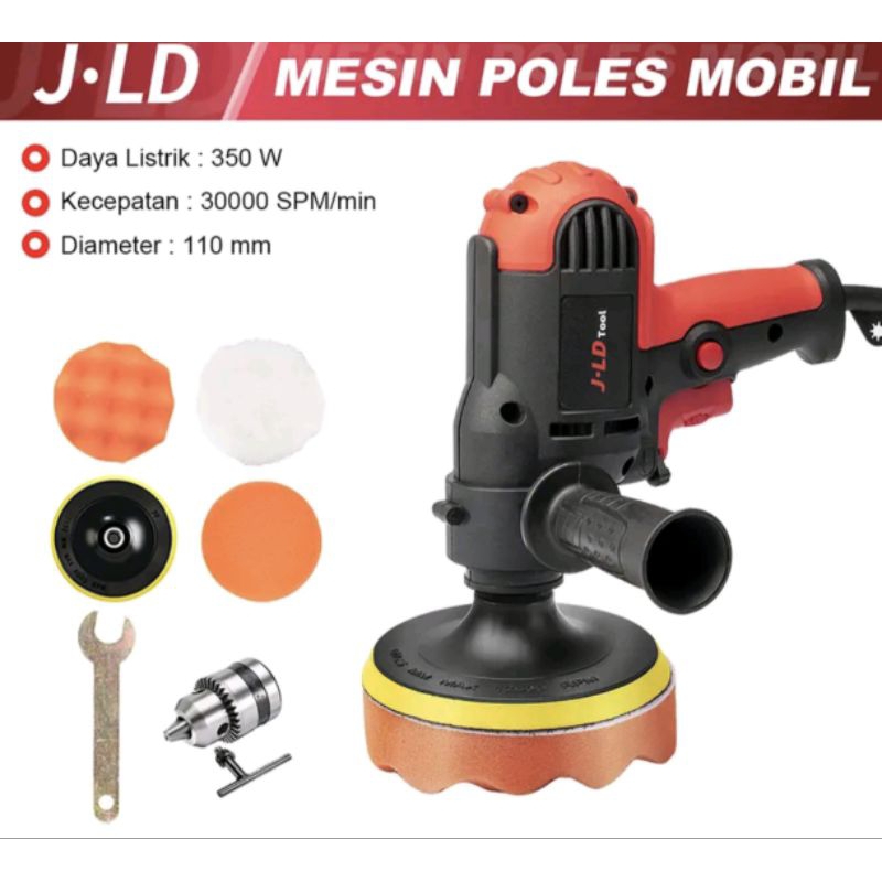 JLD Mesin Poles Mobil Motor 350 Watt