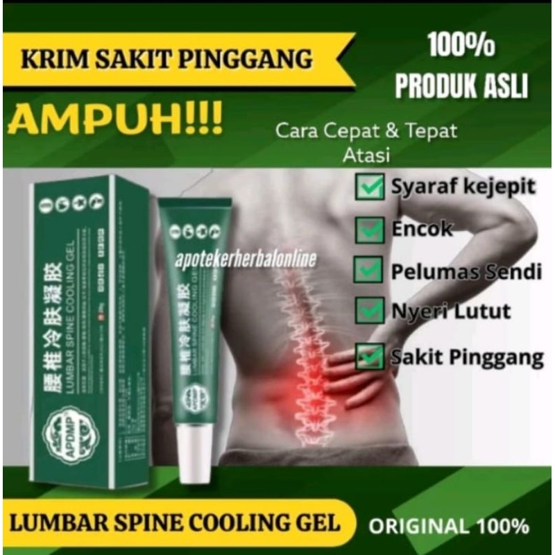[PROMO PAKET 3 PCS] APDMP Salep Lumbar Asli Gel Lumbar Original Lumbar Cold Compress Lumbar Cream Lu