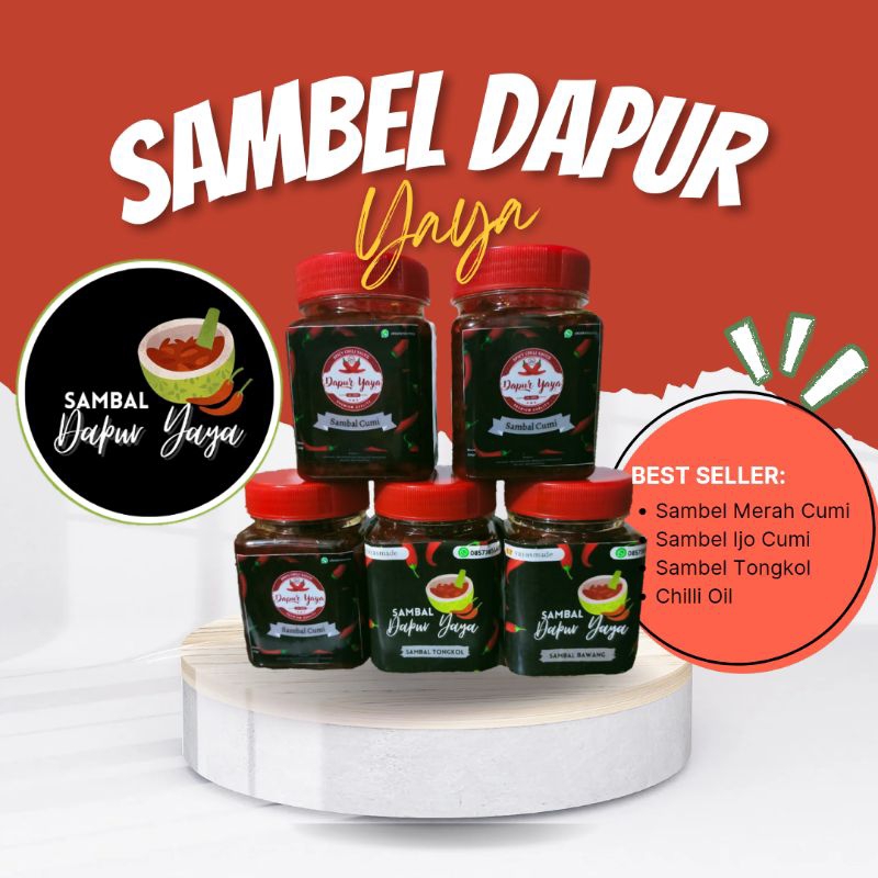 

Sambel Kemasan Homemade / Sambel Cumi Dapur Yaya 200gr