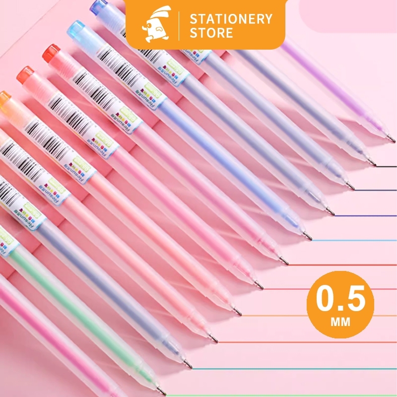 

Pulpen Color 0,5mm Pulpen Gel Warna Kokoro Zebra 0.5mm Bolpen Gel Pen Color 0,5 mm-Rabbit Stationery