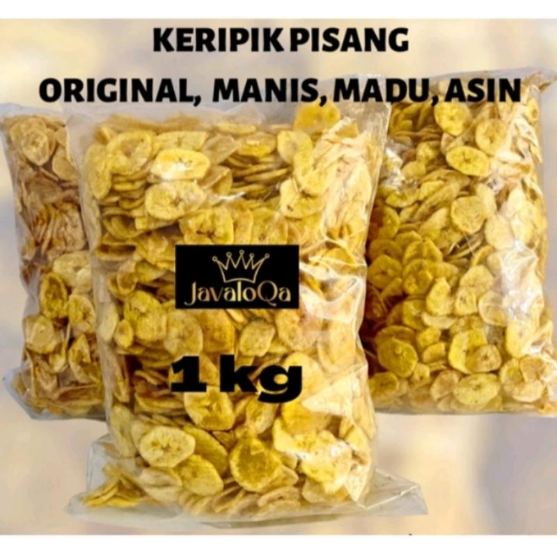 

Keripik Pisang Original 1KG / Keripik Pisang Asin Gurih 1KG
