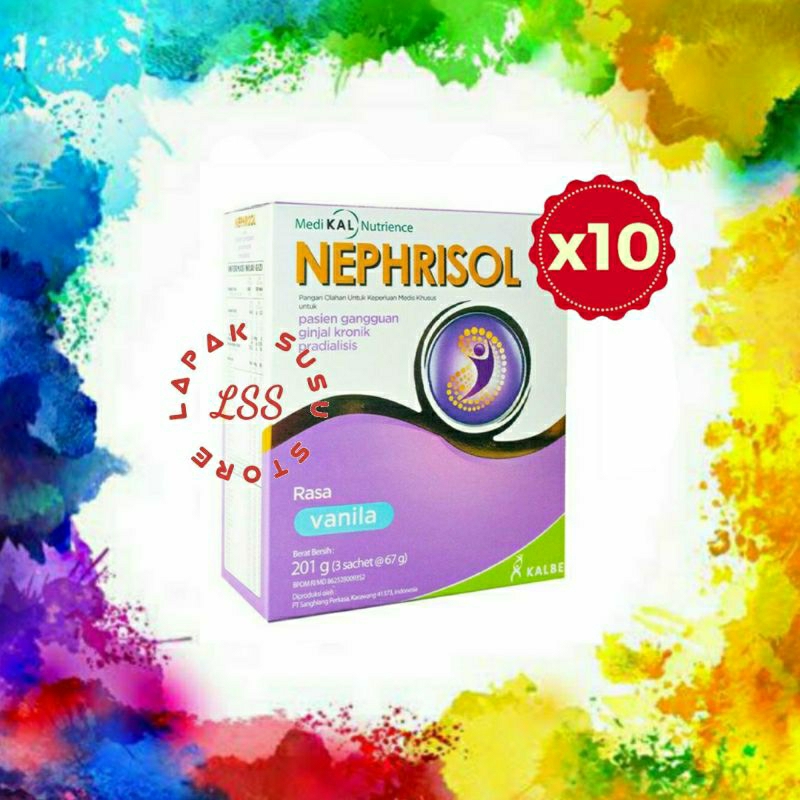 

10 Box - Nephrisol Vanila Cappucino Pradialisis