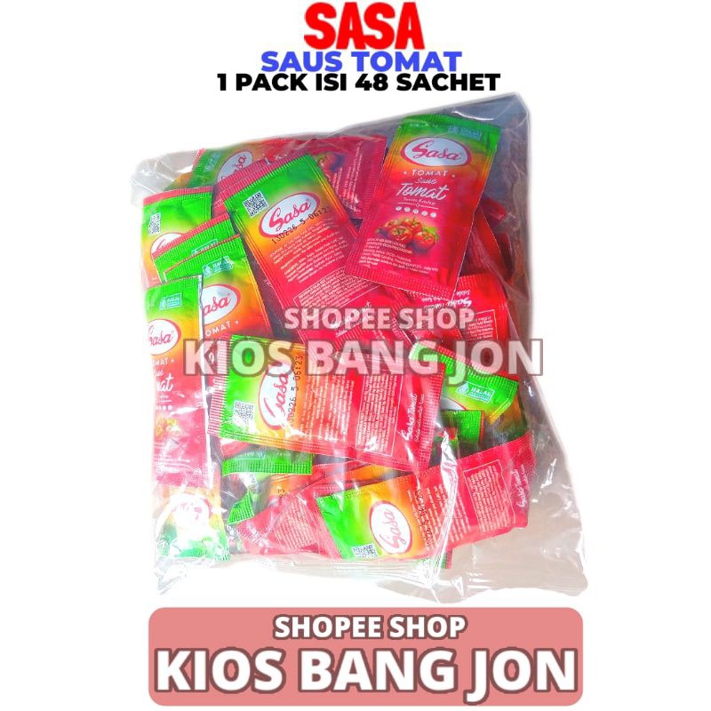 

Sasa Saos Sambal Tomat Polos 1 Pack Isi 48pcs 8GR