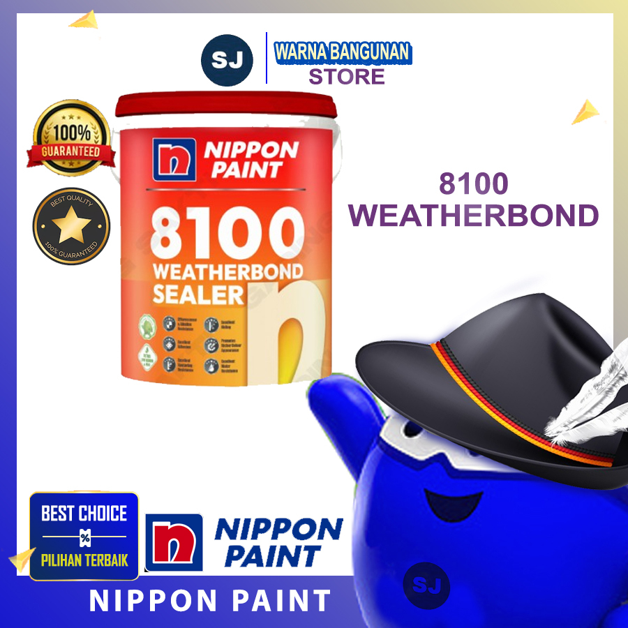 NIPPON 8100 WEATHERBOND SEALER-CAT DASAR DINDING EKSTERIOR