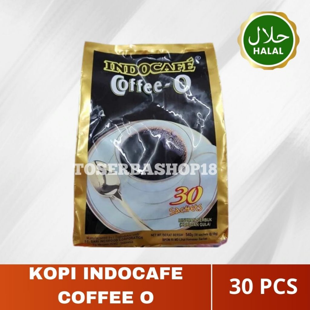 

Indocafe COFFEE - O isi 30 Sachets / Kopi O isi 30 Saset / Kopi Hitam Indocafe