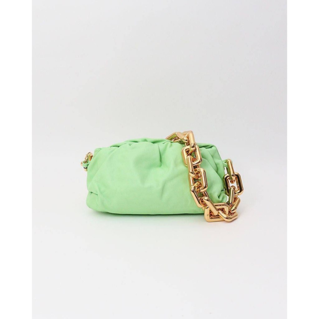 Tas Wanita BV Teen Chain The Pouch Wasabi Green GHW Original