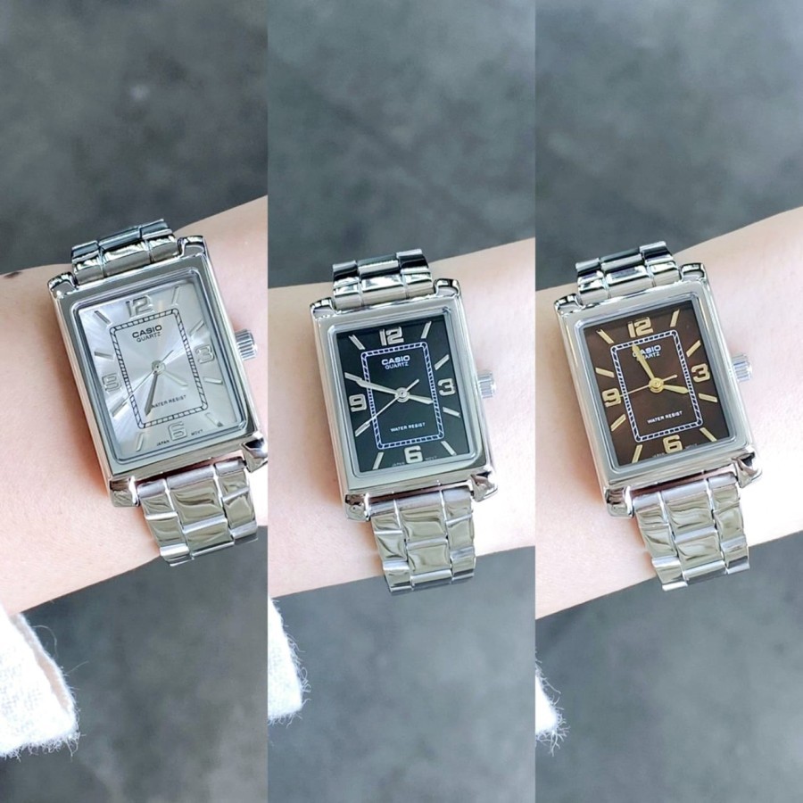 JAM TANGAN WANITA CASIO LTP-1234DD-1A / LTP-1234DD-5A / LTP-1234DD-7A GARANSI 1TH ORIGINAL