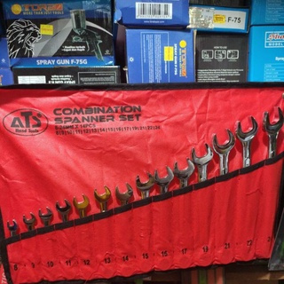 Kunci Ring Pas ATS set 8-24 ( 14pcs) / kunci ring pas set ( KUNCI RING PAS SET )