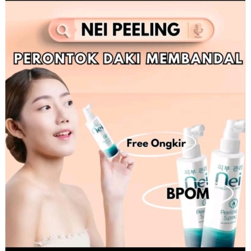 Nei Peeling Spray Penghilang Daki Di Tubuh 90ml Asli