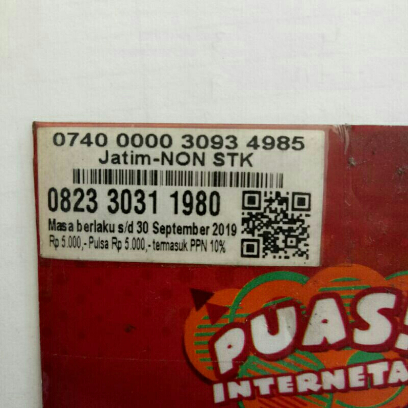 TSEL Kartu AS ORIGINAL seri TAHUN stok update November