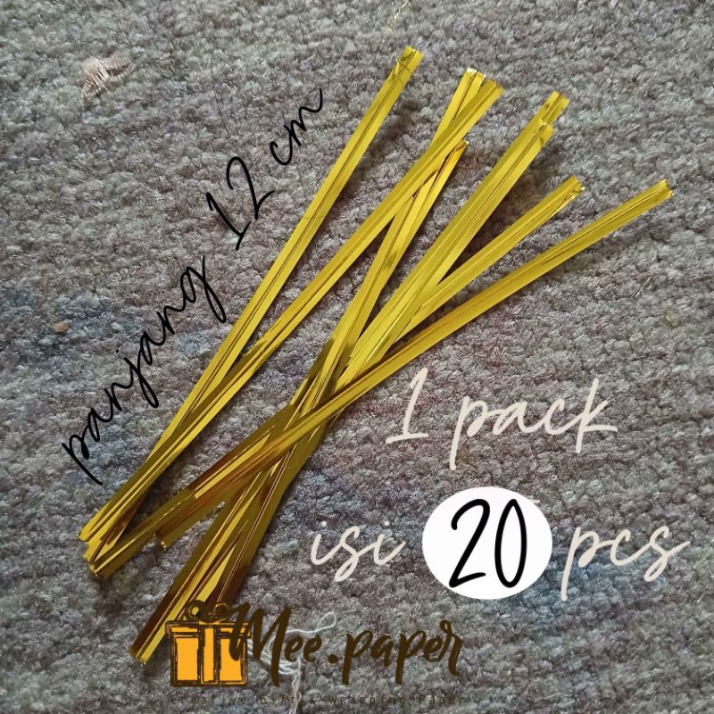 

Kawat Pengikat Pita ukuran 12 cm