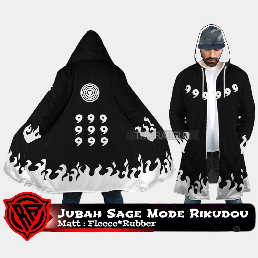 Jacket Anime Jubah Naruto Sage Mode Rikudou