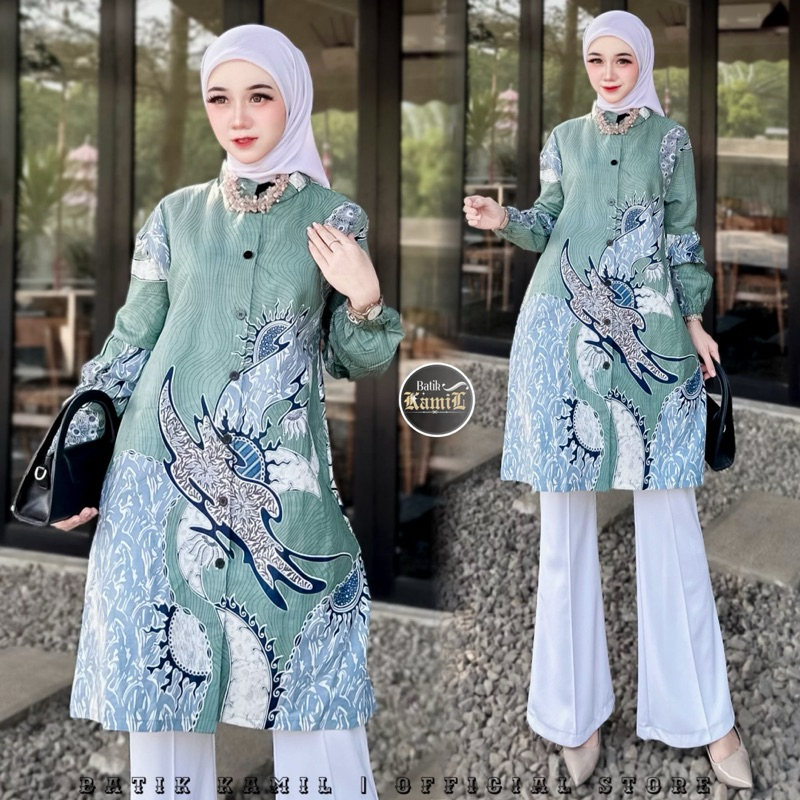 big promo tunik batik wanita modern atasan fashion wanita tunik busui friendly premium baju batik