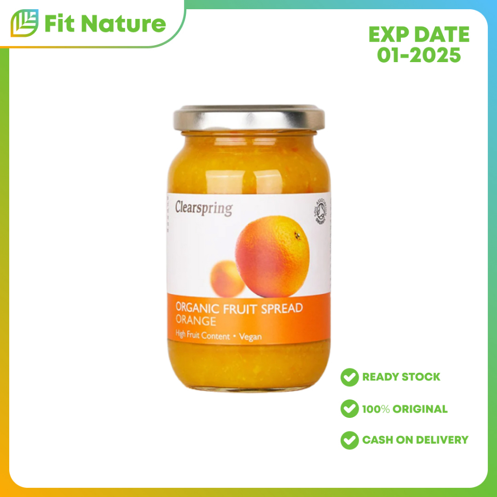 

Selai Buah Jeruk Organik Clearspring Organic Fruit Spread Orange 280g
