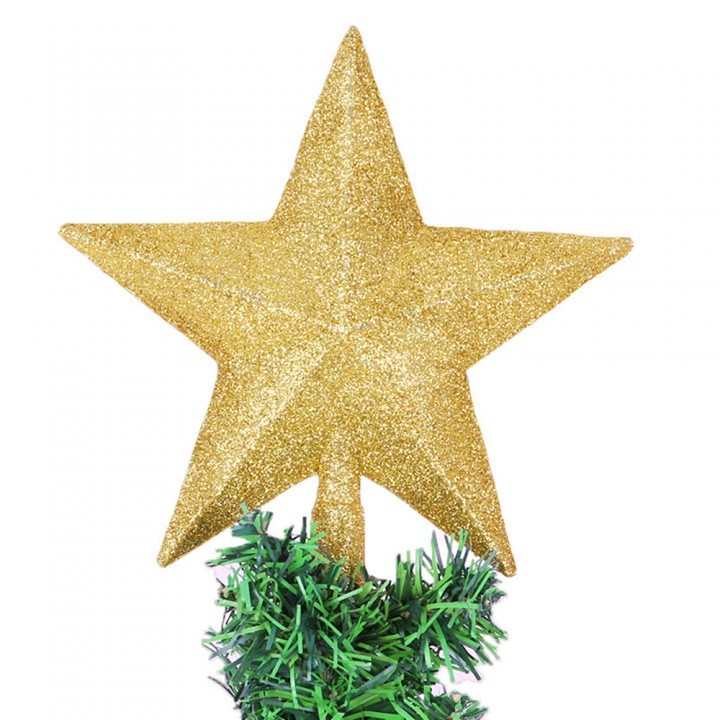 Hiasan Top Bintang Pohon Natal Gold Glitter Extra Besar topper pohon natal dekorasi pohon natal akse