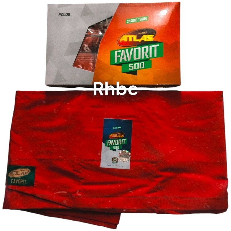Sarung atlas Favorit 500 Warna Polos WPL