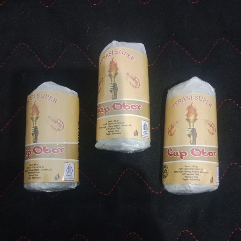 

Terasi cap obor, Terasi super cap obor, terasi udang