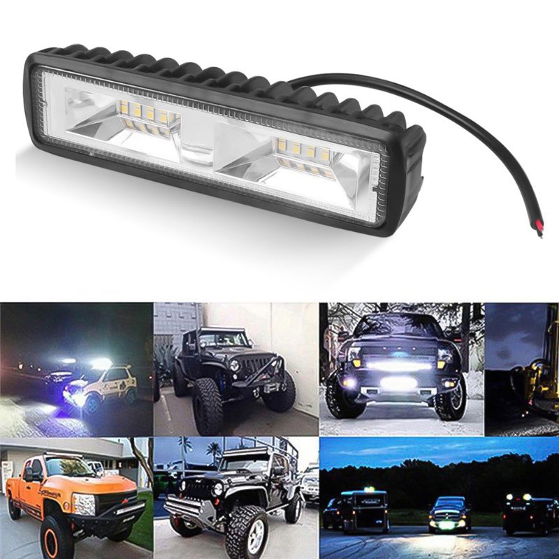 Lampu LED 12 Volt DC Foglamp  Tembak Mobil Motor 16 mata