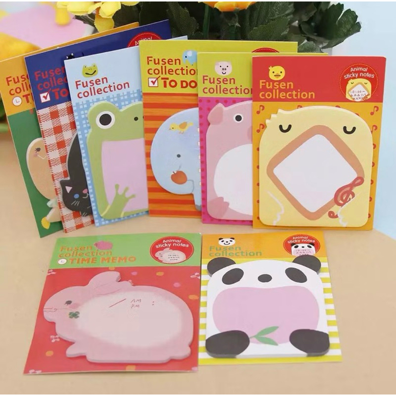 

Sticky Notes Noted Animal Tempelan Kertas Catatan memo note mini book character