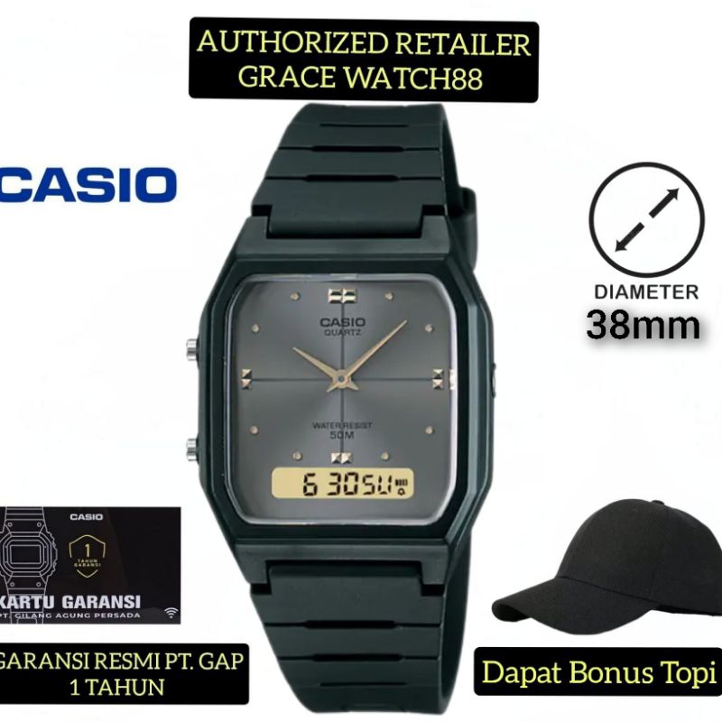 Jam Tangan Pria/Wanita/Unisex  CASIO AW-48HE-8AVDF  / CASIO ORIGINAL AW-48HE-8AVDF