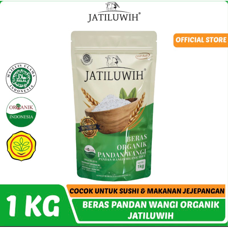 

Beras Organik Premium Asli Tabanan Bali Ukuran 1 Kilogram Varian Pandan Wangi