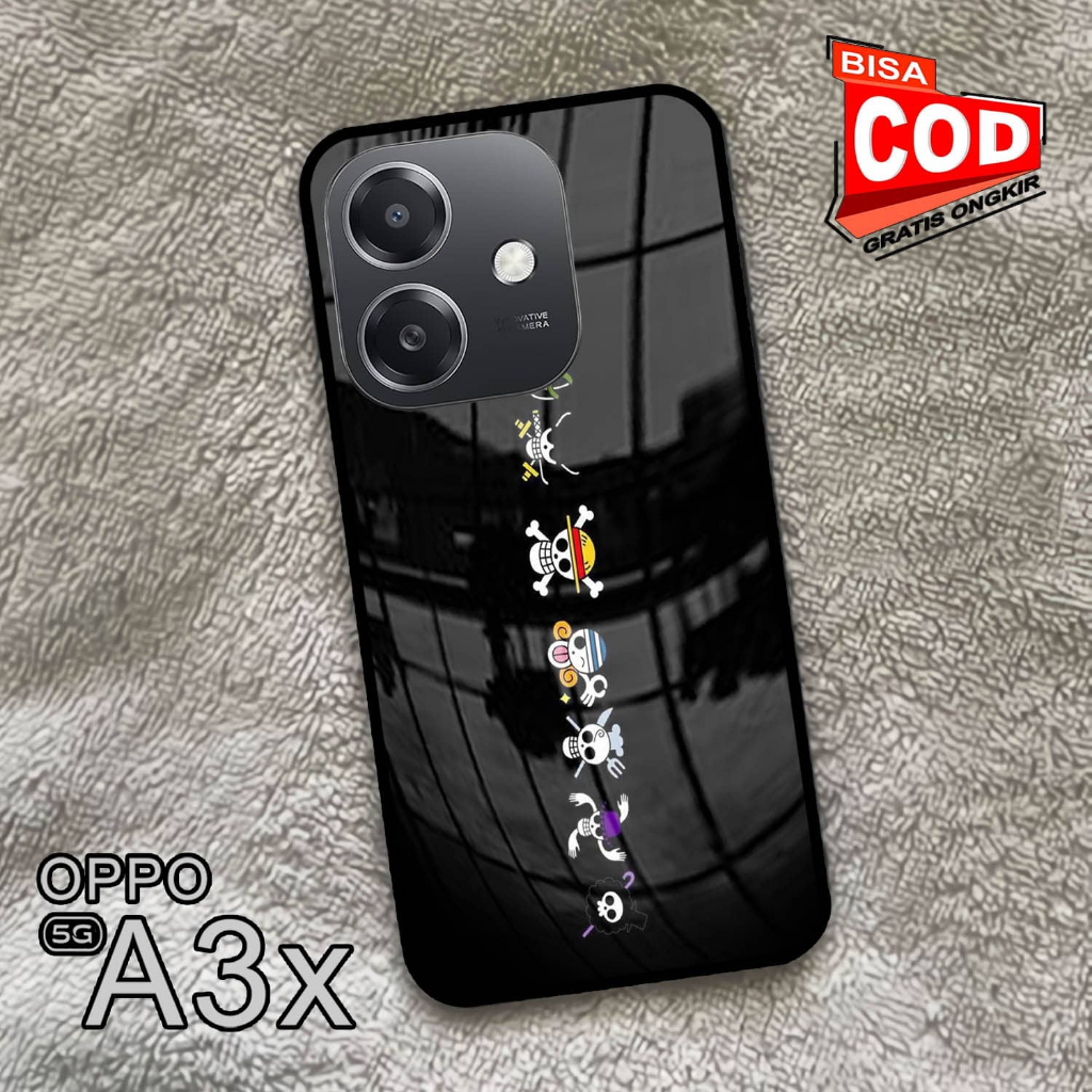 Softcase Glass Kaca | Case Kaca | Casing Kaca | OPPO A3X [S78]