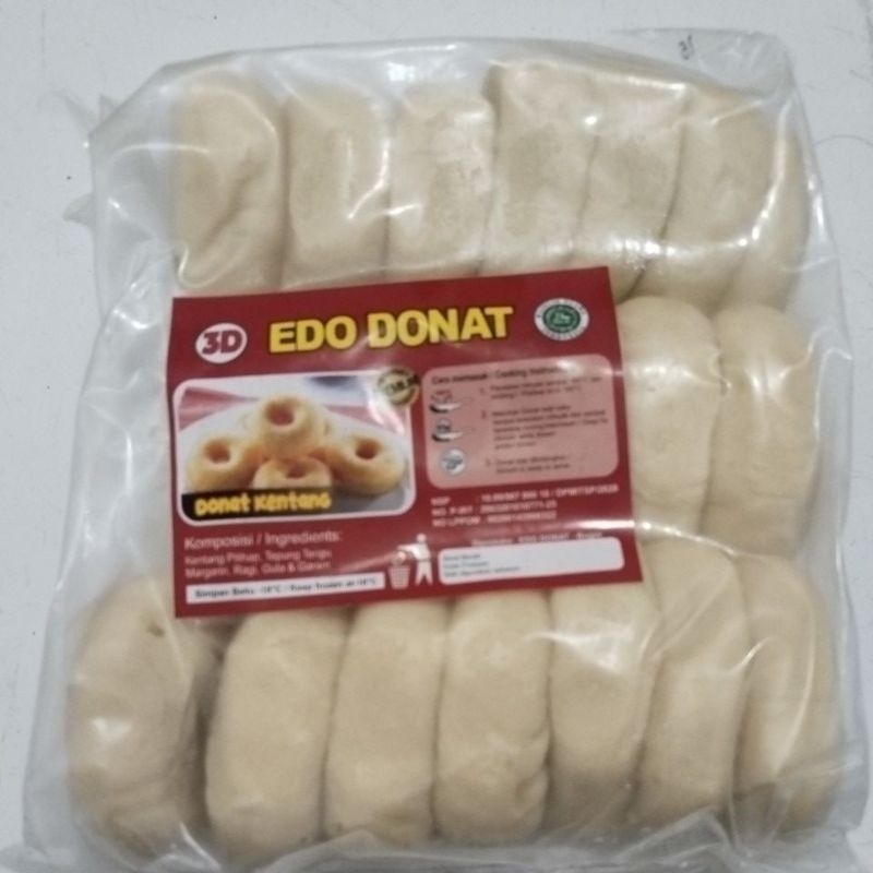 

3D donat edo isi 21pcs