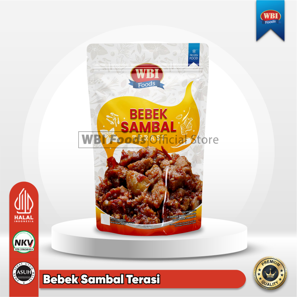 

BEBEK SAMBAL TERASI 250 GRAM