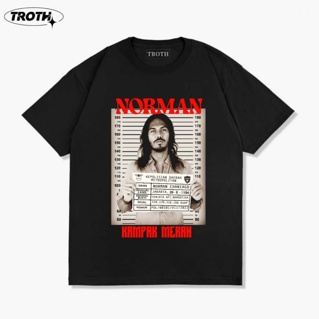Troth tshirt kaos serigala terakhir norman vintage kata kata