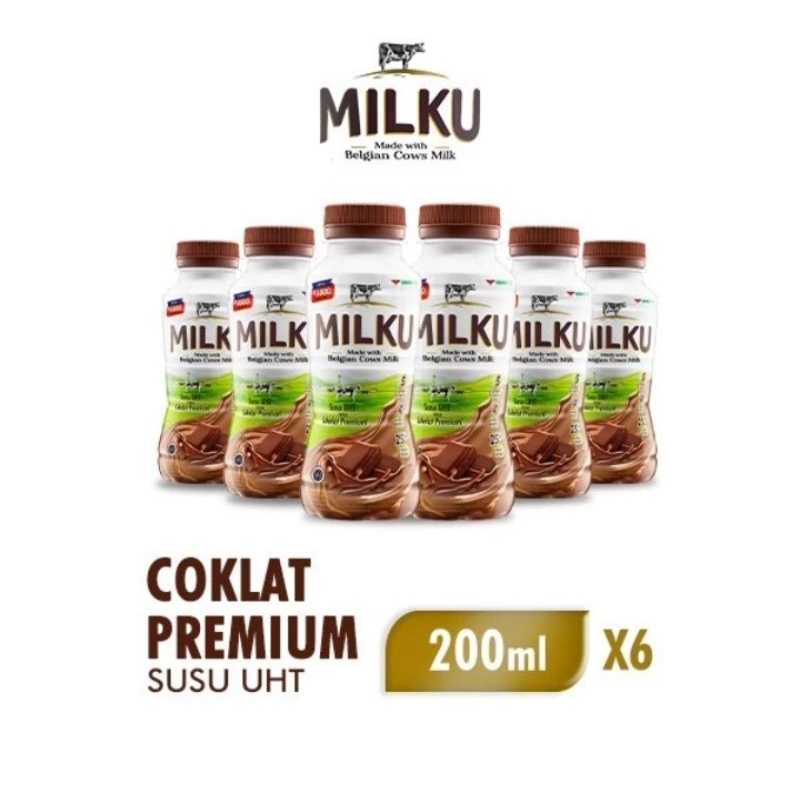 

milku susu uht cokelat 200ml isi 12 pcs