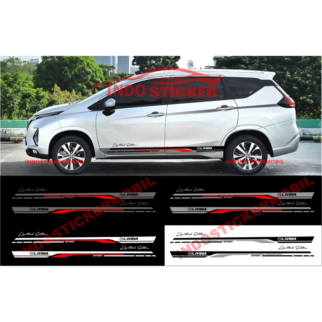 sticker mobil nissan livina cutting stiker list mobil livina