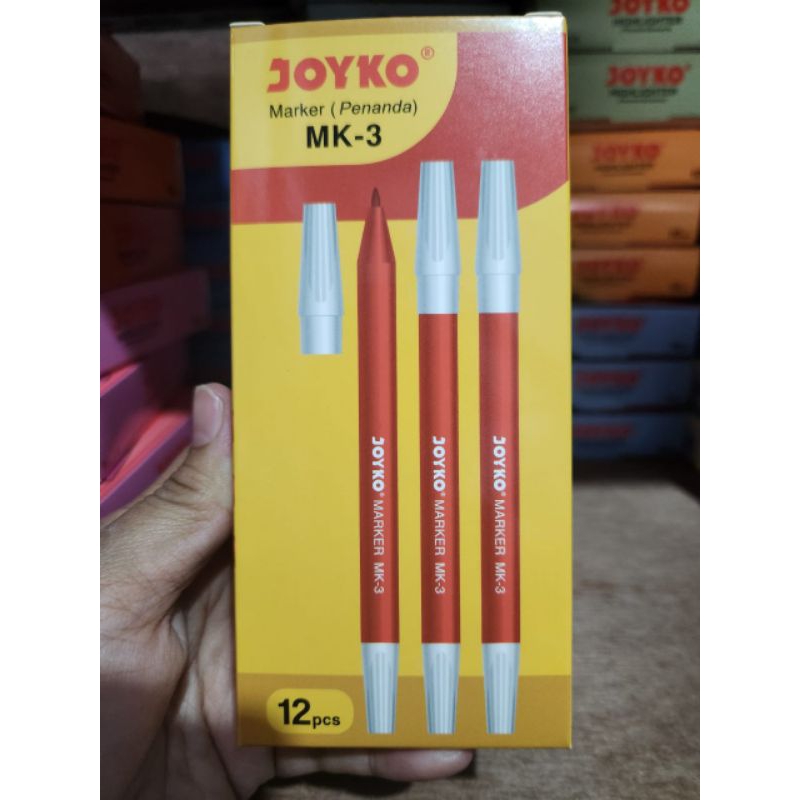 

Spidol Joyko 1 pack isi 12 pcs / Penanda Marker