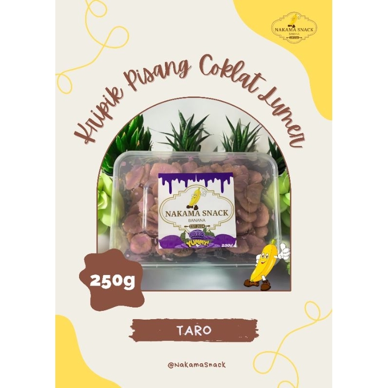 

Kripik Pisang Coklat Lumer Rasa Taro 250g