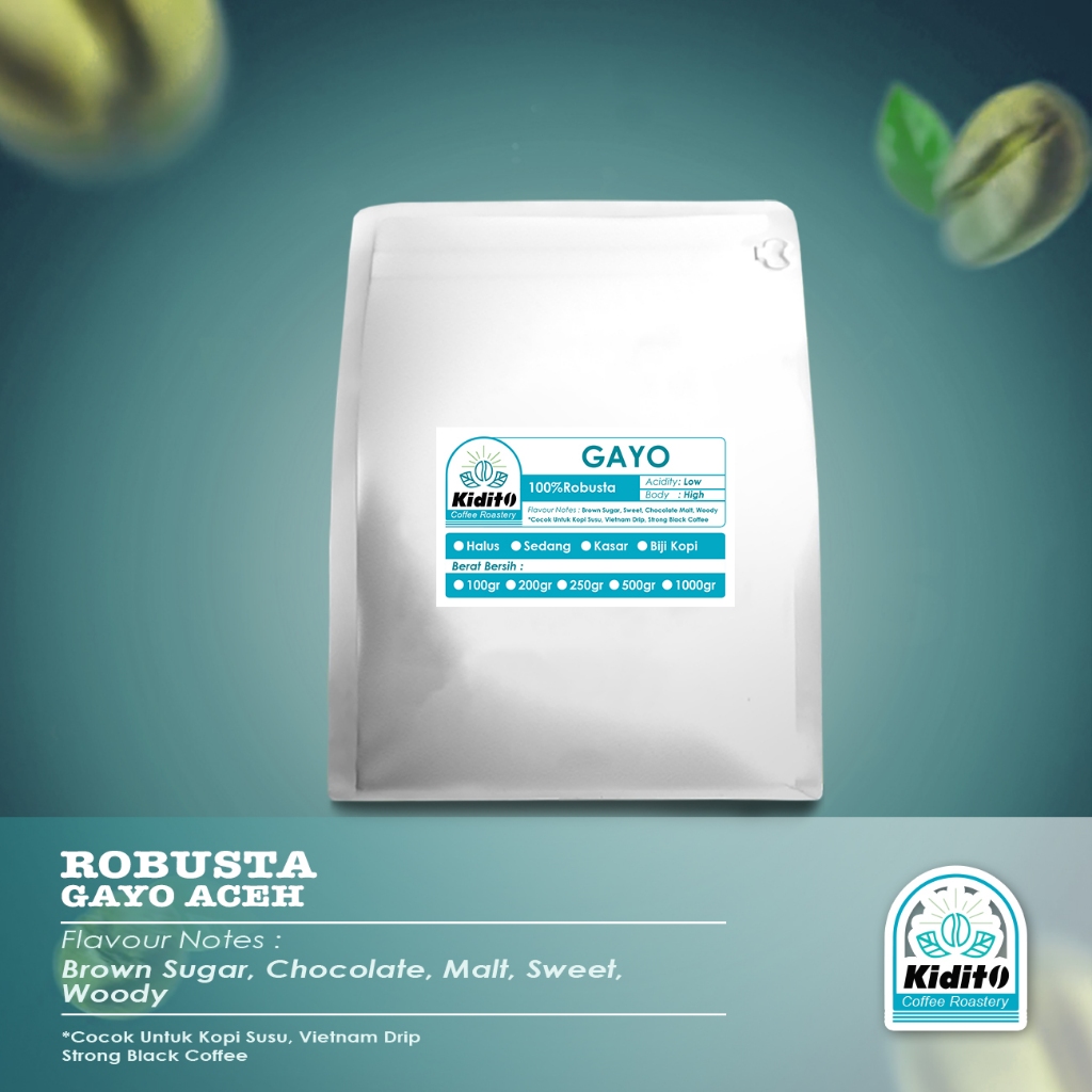 

KIDITO COFFEE ROASTERY - GAYO ACEH ROBUSTA