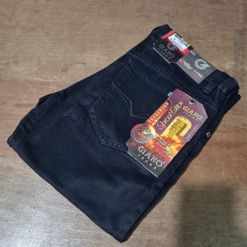 Celana Giano Soft Jeans Hitam