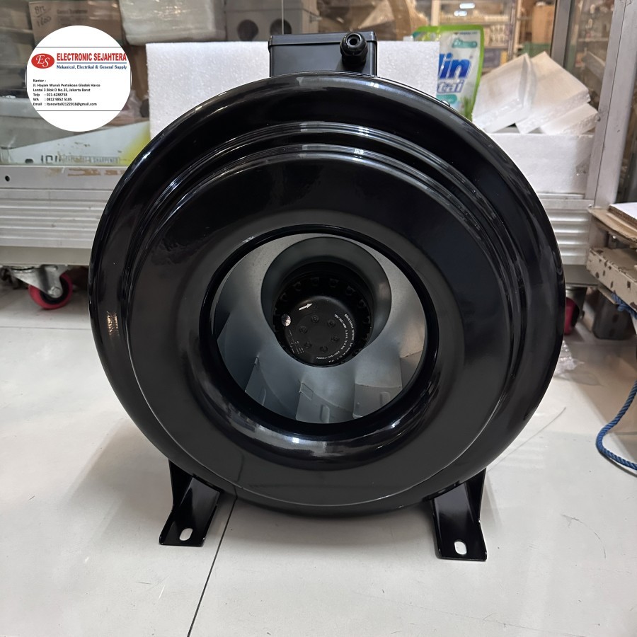 Centrifugal in line fan 8inch CONEXA BIO 200/160watt/2300rpm/230v 1phase