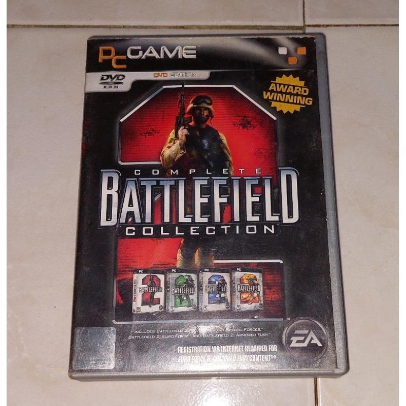 PC Game DVD Rom Original COMPLETE BATTLEFIELD COLLECTION