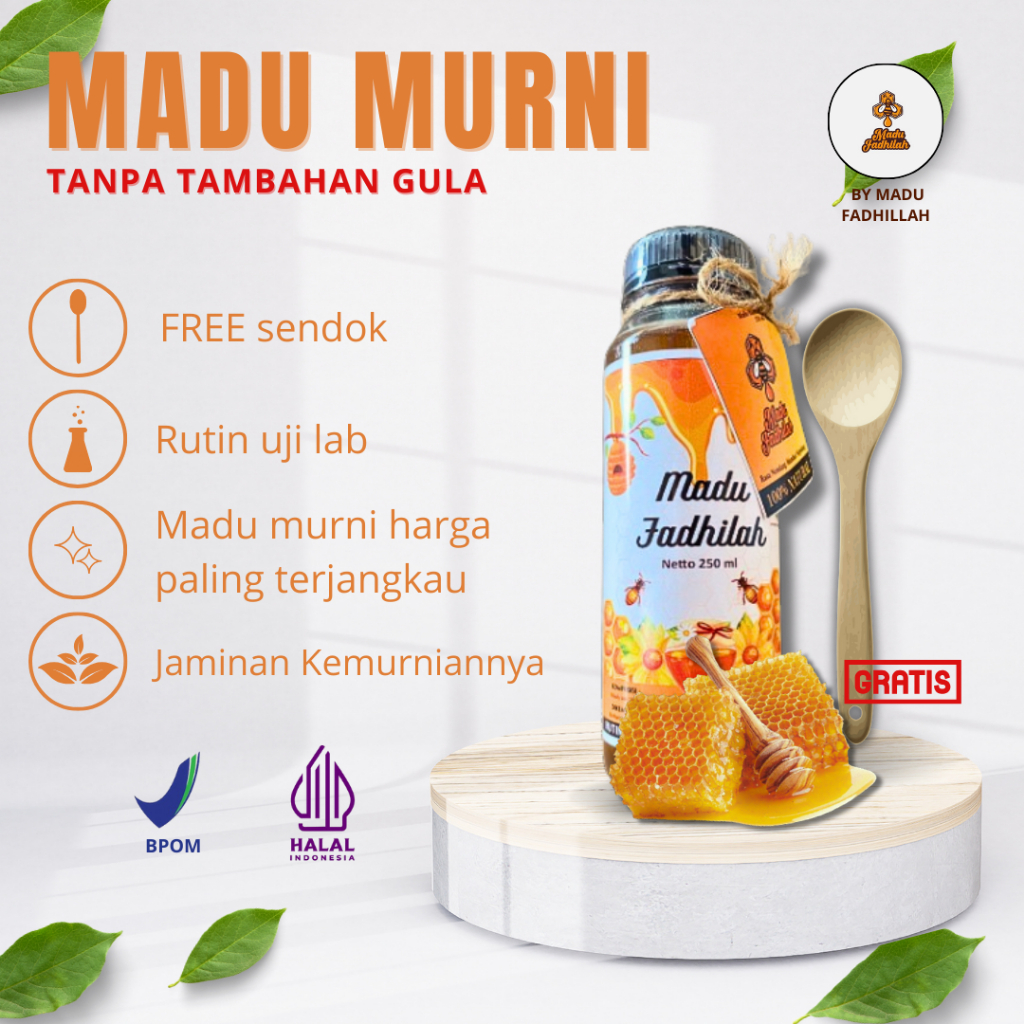 

Madu murni asli 100% tanpa campuran madu multiflora - Madu Fadhillah