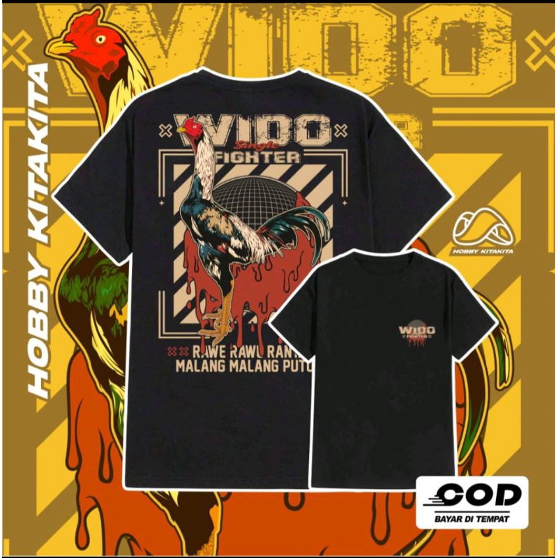 KAOS WIDO SINGLE FIGHTER RAWE RAWE RANTAS MALANG MALANG PUTUNG