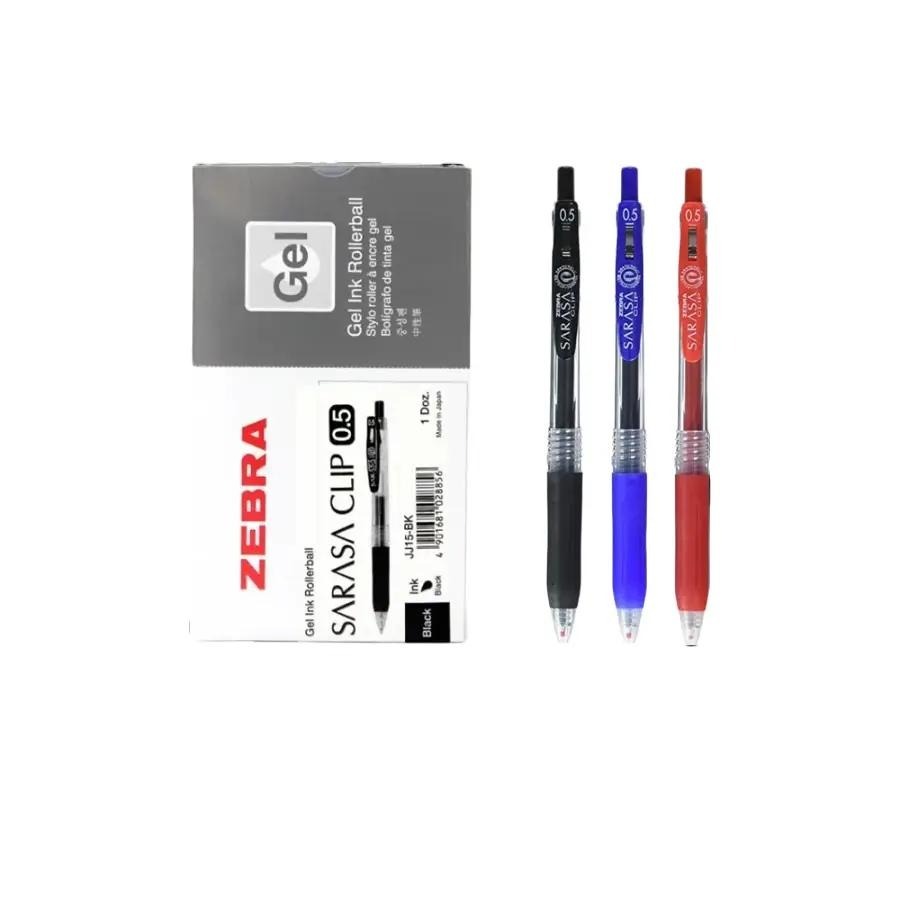 

Pulpen Zebra Sarasa Clip Gel 0.5/0.7 mm - Hitam Biru Merah Lusinan ( 1Pack 12 Pcs)